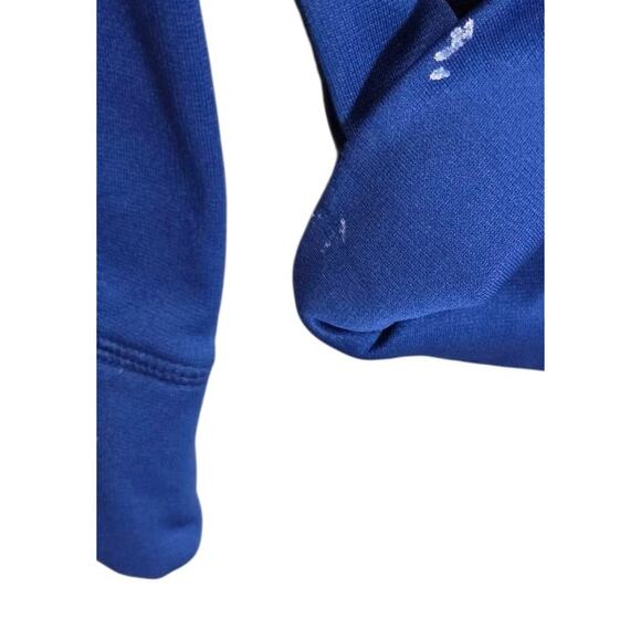 Nike Chicago Cubs Men's Hoodie Small Blue Red Spell Out Pockets Therma Fit - Picture 5 of 6